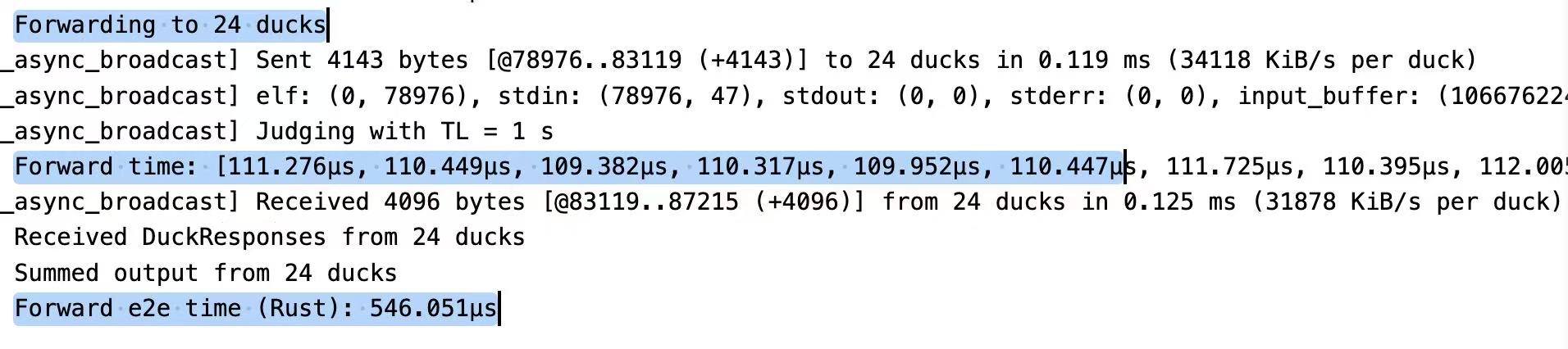 0.6B tp24 forward log